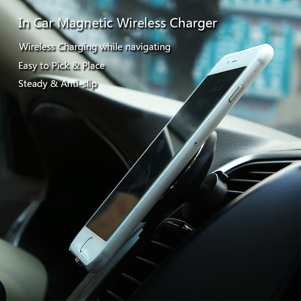 Magnetic Wireless Charging Car Phone Mount