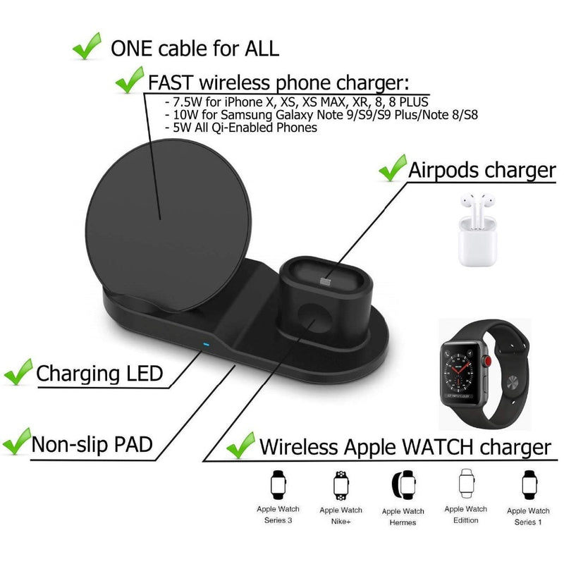 3-in-1 Wireless Charging Dock