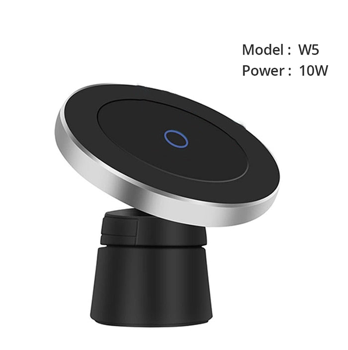 Magnetic Car Mount with Wireless Charging